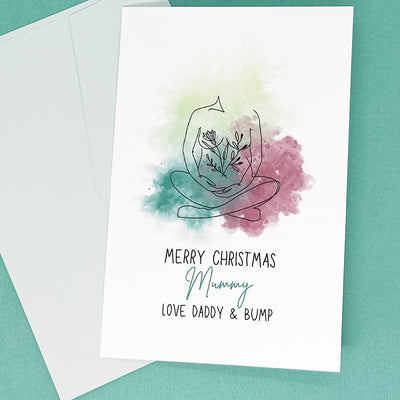 mum to be christmas card for pregnant wife The Paper Angel