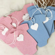 Handmade Baby Bodysuit Shaped Shower Tags Set of 10 The Paper Angel