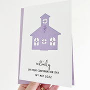 Handmade Confirmation Card for Girl The Paper Angel