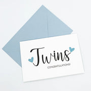 Handmade Greeting Card Twin Boys The Paper Angel