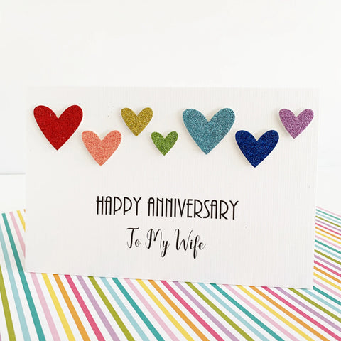 Lesbian Wife Anniversary Card The Paper Angel