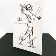 Golf Fathers Day Card Handmade The Paper Angel