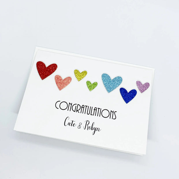 Personalised Lesbian Wedding Card The Paper Angel