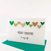 Personalised Merry Christmas To My Wife Card The Paper Angel