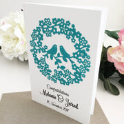 Personalised Wedding Card The Paper Angel