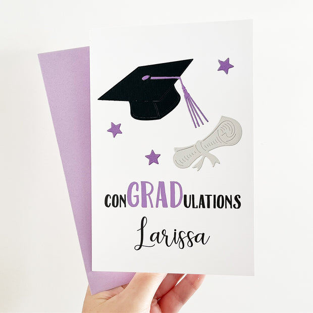 Personalised Graduation Card for Her The Paper Angel