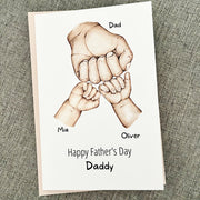 Fist Bump Fathers Day Card The Paper Angel