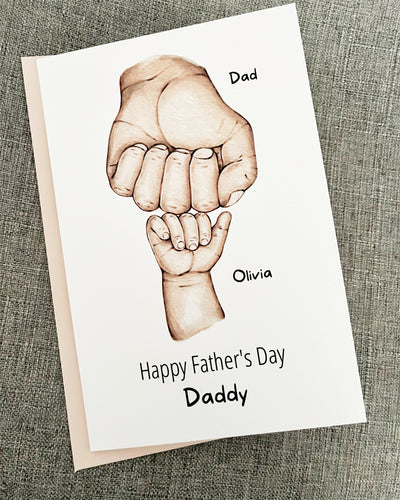 Fist Bump Fathers Day Card The Paper Angel