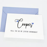 Junior Groomsman Proposal Card The Paper Angel