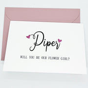 Personalised Flower Girl Proposal The Paper Angel