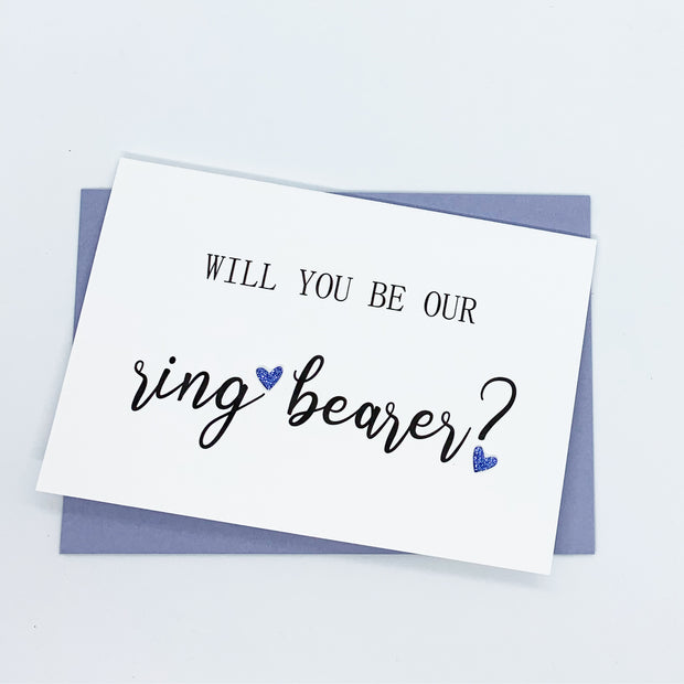 Ring Bearer Proposal Card The Paper Angel