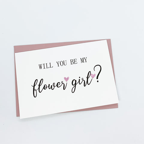 Flower Girl Proposal Card The Paper Angel