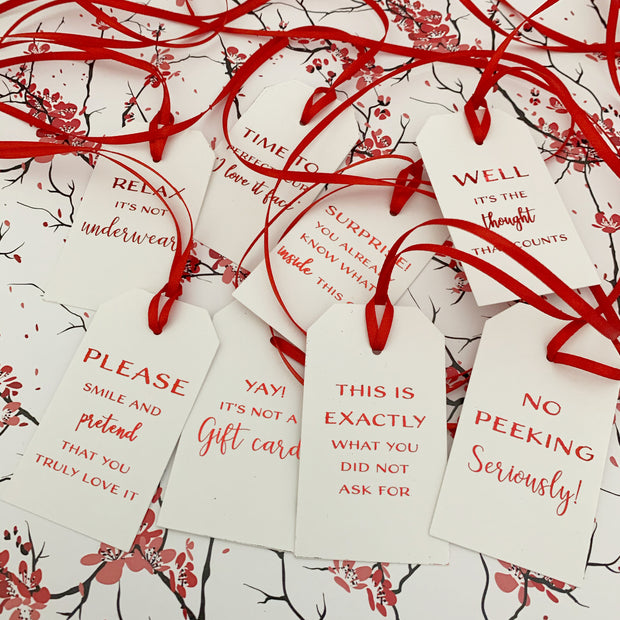 Funny Christmas Gift Tags The Paper Angel