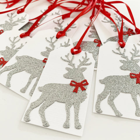 Reindeer Christmas Gift Tags The Paper Angel