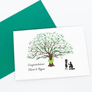 Personalised Engagement Card Congratulations The Paper Angel 