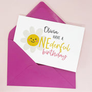 Daisy Onederful First Birthday Card Girl Personalised The Paper Angel