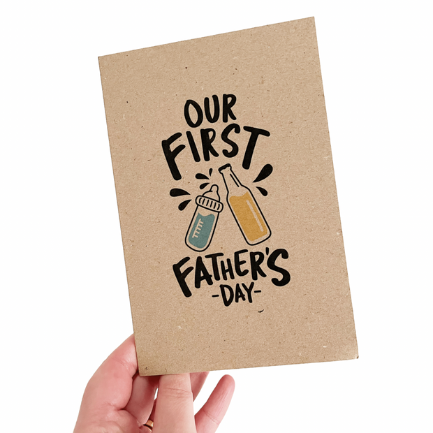 Our First Fathers Day Card The Paper Angel
