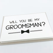 Will You Be My Groomsman Card The Paper Angel