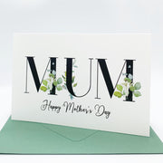 MUM Mother’s Day Card The Paper Angel