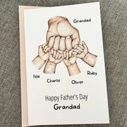 Fist Bump Fathers Day Grandfather Card The Paper Angel