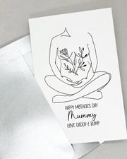 Mothers Day Card for Pregnant Wife The Paper Angel